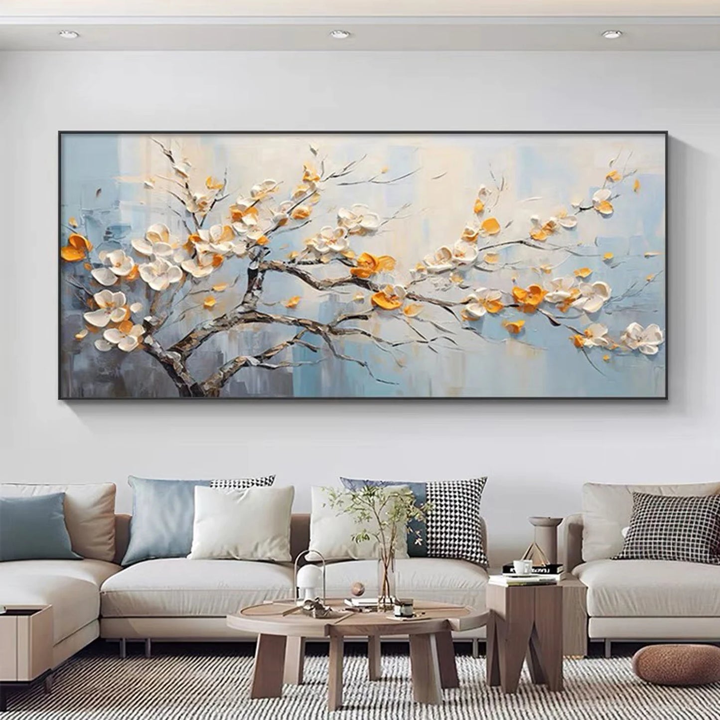 Original Abstract Painting, Large Wall Art,Colorful Flower Painting On Canvas, Home Decor, Office Wall Decor, Handmade Hand Painted Wall Art