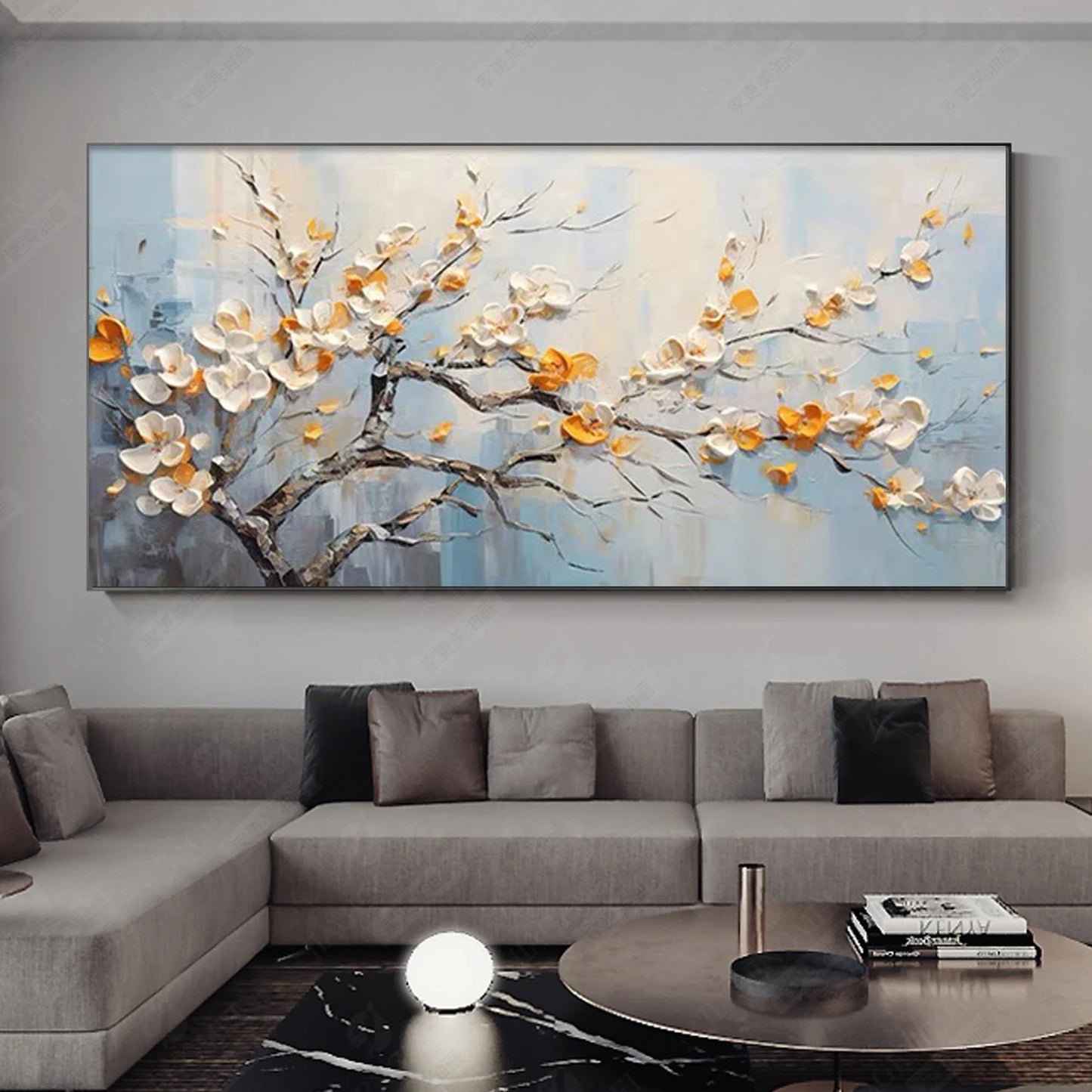 Original Abstract Painting, Large Wall Art,Colorful Flower Painting On Canvas, Home Decor, Office Wall Decor, Handmade Hand Painted Wall Art