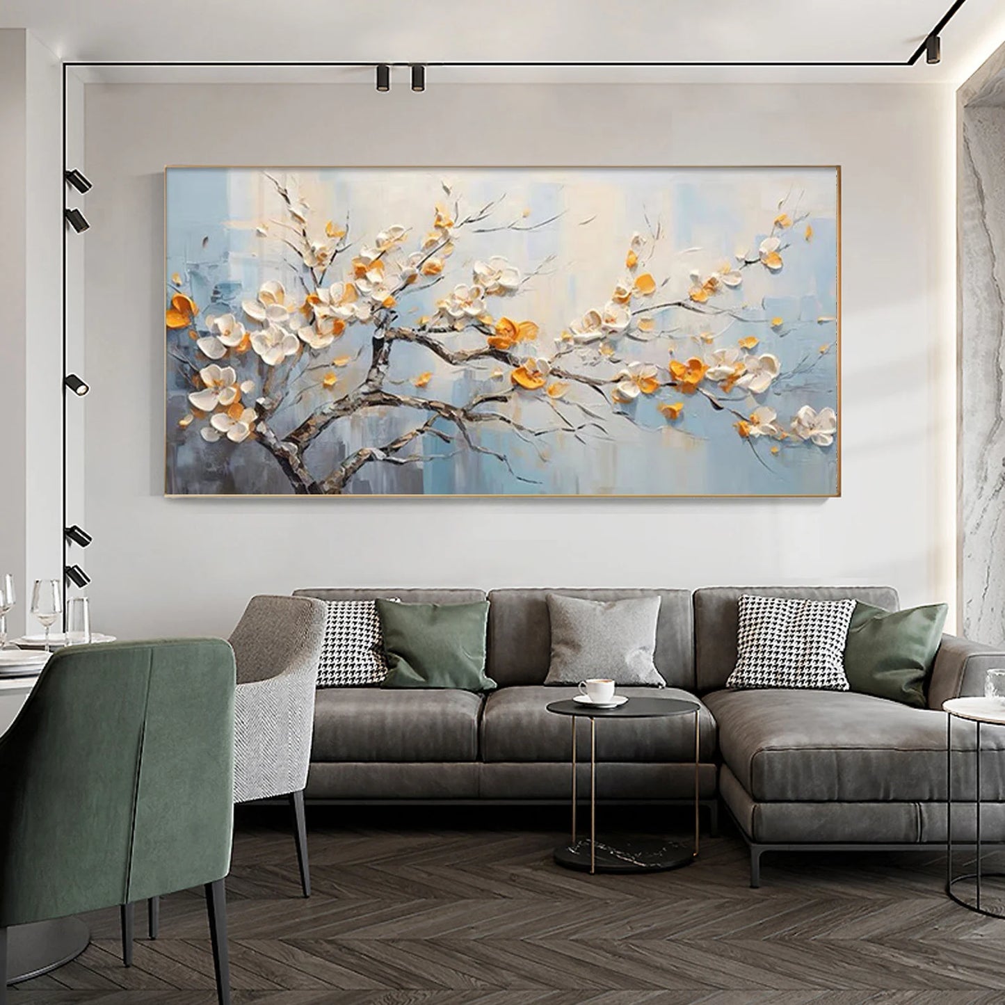 Original Abstract Painting, Large Wall Art,Colorful Flower Painting On Canvas, Home Decor, Office Wall Decor, Handmade Hand Painted Wall Art