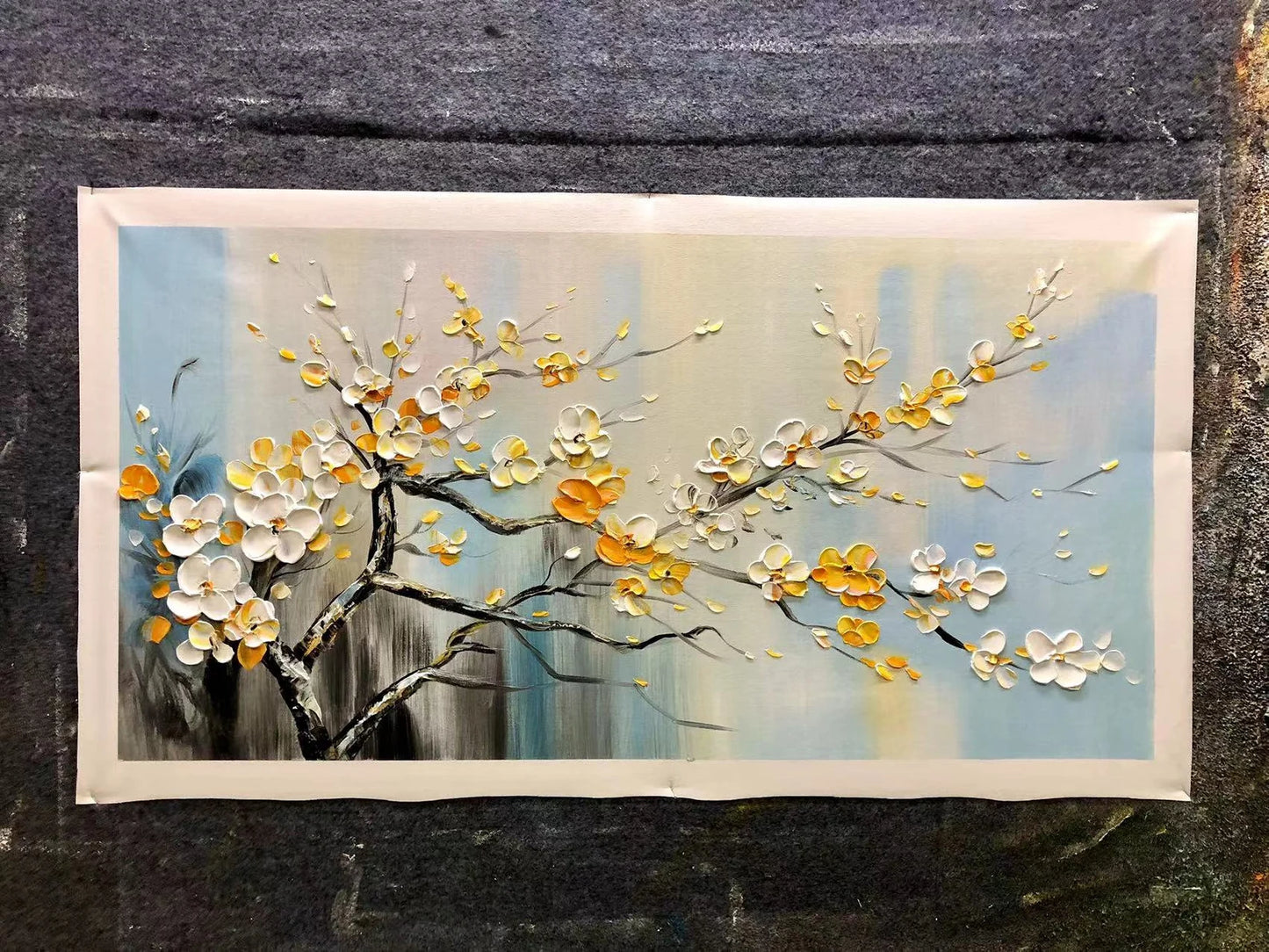 Original Abstract Painting, Large Wall Art,Colorful Flower Painting On Canvas, Home Decor, Office Wall Decor, Handmade Hand Painted Wall Art
